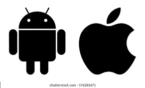 android vs apple logo type
